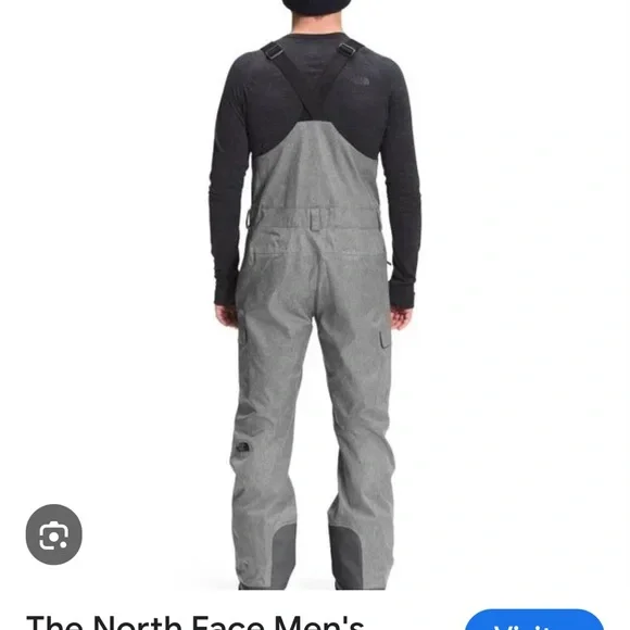 The North Face Men’s Small Freedom ski and snowboard bib - Picture 2 of 13